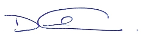 Dan's signature